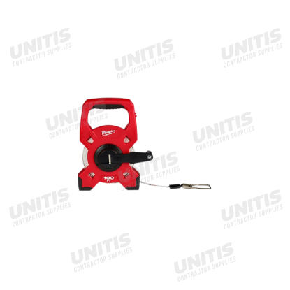 Milwaukee 100' Fiberglass Open Reel Long Tape Measure