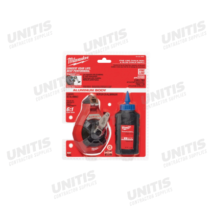 Milwaukee 100' Fine Line Chalk Kit with Blue Chalk