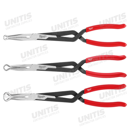 Milwaukee 3 Piece Long Reach Hose Grip Pliers Set