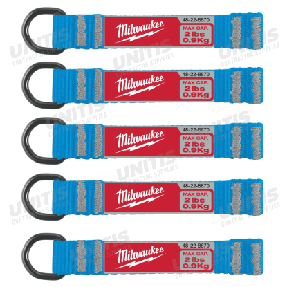 Milwaukee 2lb D-Ring Web Attachment (5 Piece)