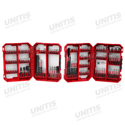 Milwaukee 124 Piece SHOCKWAVE Impact Duty Driver Bit Auto Set