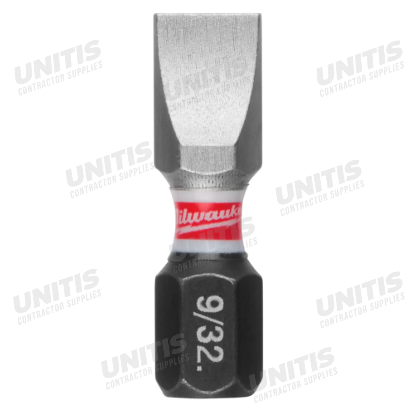 Milwaukee SHOCKWAVE Impact Duty 1" Slotted 9/32" Insert Bits (25 Pack)