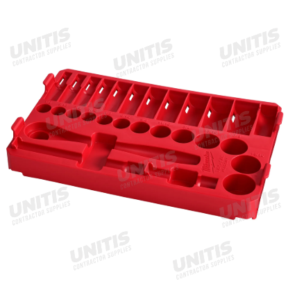 Milwaukee 3/8â€ Drive 28 Piece Ratchet & Socket Set with PACKOUT Low-Profile Compact Organizer