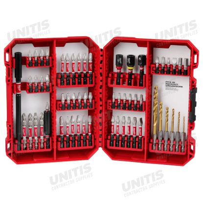 Milwaukee 60 Piece SHOCKWAVE Impact Duty Drill & Drive Set