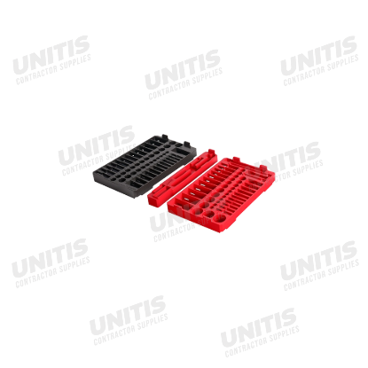 Milwaukee 1/4" & 3/8â€ Drive Ratchet and Socket Trays- Metric (106 Piece)
