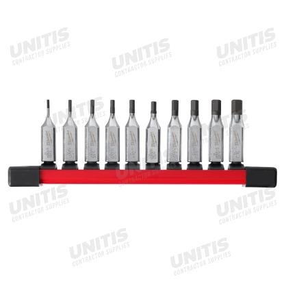 Milwaukee 10 Piece 1/4" Drive Hex Bit Socket Set