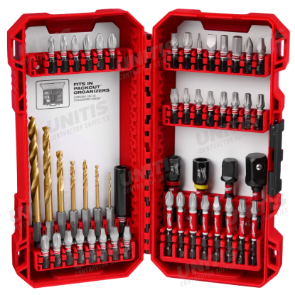 Milwaukee 50 Piece SHOCKWAVE Impact Duty Drill & Drive Set - 50 Piece