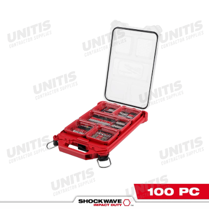 Milwaukee 100 Piece SHOCKWAVE Impact Duty Driver Bit PACKOUT Set
