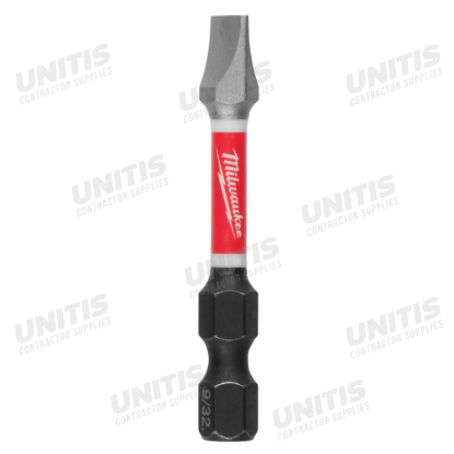 Milwaukee SHOCKWAVE Impact Duty 2" Slotted 9/32" Power Bits (25 Pack)