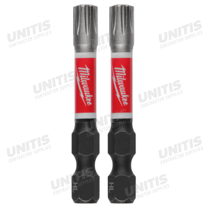 Milwaukee SHOCKWAVE Impact Duty 2" Specialty Wood Screws Power Bits (2 Pack)