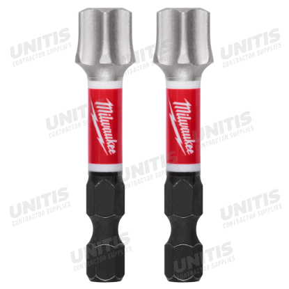 Milwaukee SHOCKWAVE Impact Duty 2" T55 Impact Bits 2 Pack