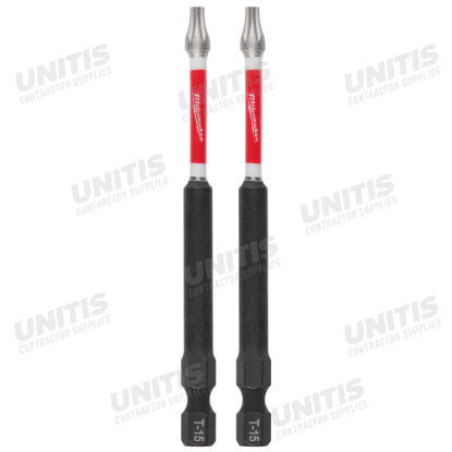Milwaukee SHOCKWAVE Impact Duty 3-1/2" T15 Bit (2 Pack)