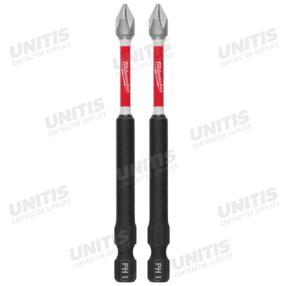 Milwaukee SHOCKWAVE Impact Duty 3-1/2" PH1 Bit (2 Pack)