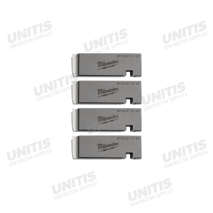 Milwaukee 1/2"-3/4" Alloy NPT Universal Pipe Threading Dies