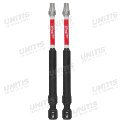Milwaukee SHOCKWAVE Impact Duty 3-1/2" T20 Bit (2 Pack)