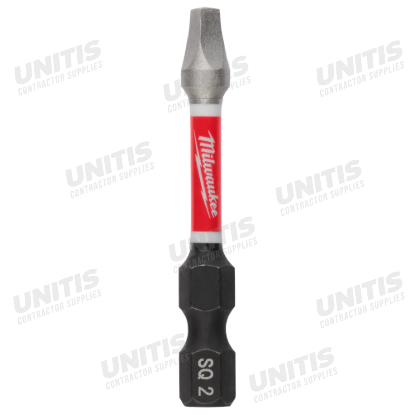 Milwaukee SHOCKWAVE Impact Duty 2" Square Recess #2 Power Bit