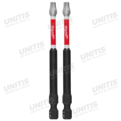 Milwaukee SHOCKWAVE Impact Duty 3-1/2" T25 Bit (2 Pack)