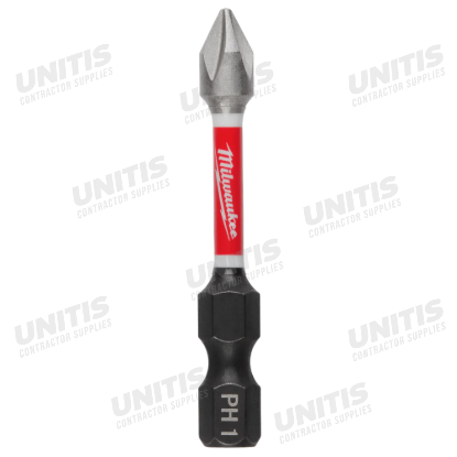 Milwaukee SHOCKWAVE Impact Duty 2" Phillips #1 Power Bit