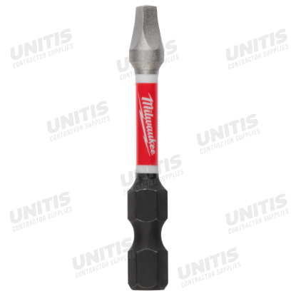 Milwaukee SHOCKWAVE Impact Duty 2" Square Recess #3 Power Bit