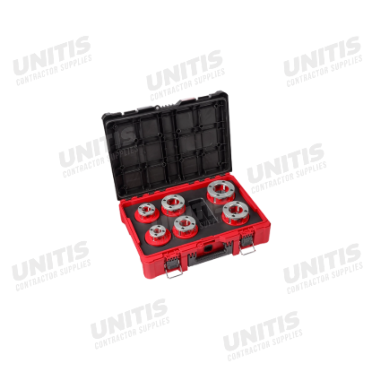 Milwaukee 1/2"-2" High Speed NPT Portable Pipe Threading Forged Aluminum Die Head Kit