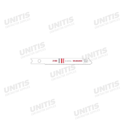 Milwaukee 2-3/4" 24TPI U-Shank Metal Cutting Bi-Metal Jig Saw Blades 5 Pack