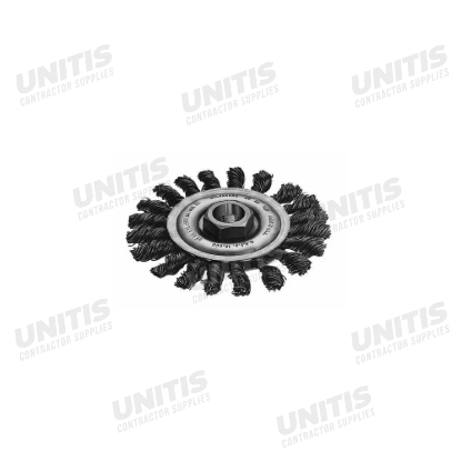 Milwaukee 4" Full Cable Twist Knot Wheel - Carbon Steel