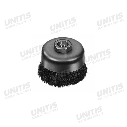 Milwaukee 4" Crimped Wire Cup Brush- Carbon Steel