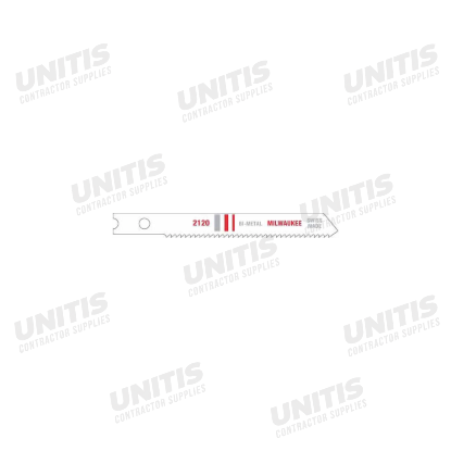 Milwaukee 2-3/4" 18TPI U-Shank Metal Cutting Bi-Metal Jig Saw Blades 5 Pack