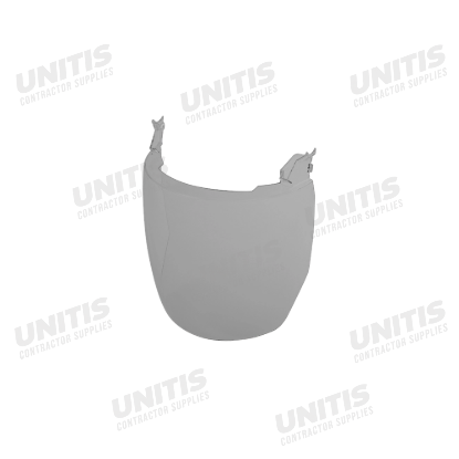 Milwaukee Gray Face Shield Replacement Lenses (No-brim Helmet Only Mount) (5 Pack)