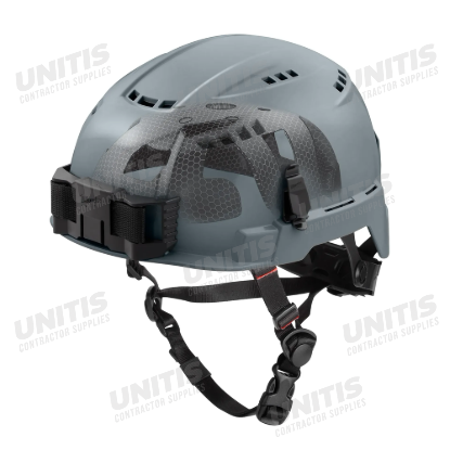 Milwaukee BOLT Gray Vented Safety Helmet with IMPACT ARMOR Liner - Type 2, Class C
