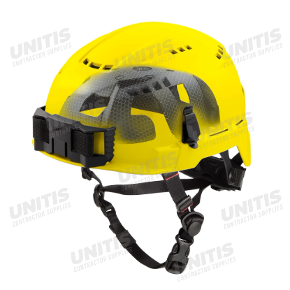Milwaukee BOLT Yellow Vented Safety Helmet with IMPACT ARMOR Liner - Type 2, Class C