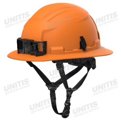 Milwaukee BOLT Orange Full Brim Non-Vented Safety Helmet - Type 2, Class E