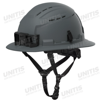 Milwaukee BOLT Gray Full Brim Vented Safety Helmet - Type 2, Class C