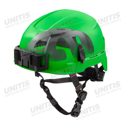 Milwaukee BOLT Green Safety Helmet with IMPACT ARMOR Liner - Type 2, Class E