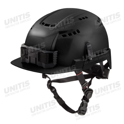Milwaukee BOLT Black Front Brim Vented Safety Helmet - Type 2, Class C