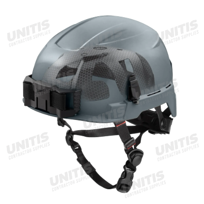 Milwaukee BOLT Gray Safety Helmet with IMPACT ARMOR Liner - Type 2, Class E