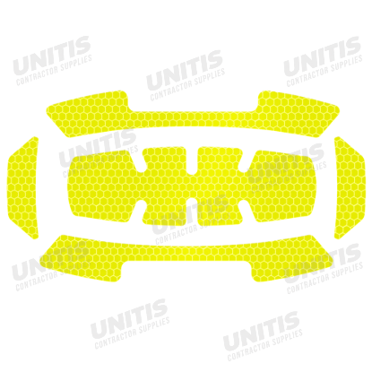 Milwaukee 5 Piece Bolt Reflective Sticker Set - Yellow