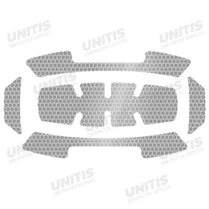 Milwaukee 5 Piece Bolt Reflective Sticker Set - Silver