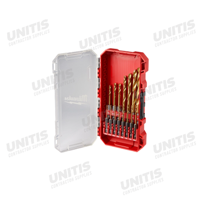 Milwaukee 15 Piece SHOCKWAVE Impact Duty RED HELIX Titanium Drill Bit Set