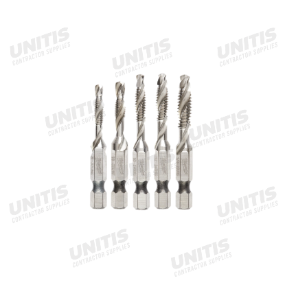 Milwaukee 5 Piece SHOCKWAVE Impact Duty Drill and Tap Bit Set