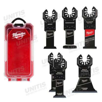 Milwaukee 6 Piece Universal Fit Oscillating Multi-Tool Blade Set