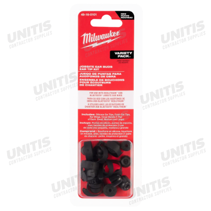 Milwaukee Jobsite Earbuds Ear Tip Kit