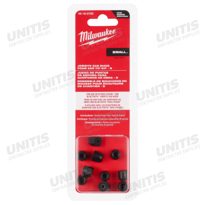Milwaukee Jobsite Earbuds Foam Ear Tip Kit - S