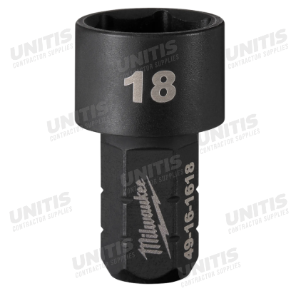 Milwaukee INSIDER Box Ratchet Socket 6 Point 18mm