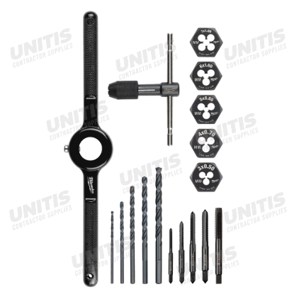 Milwaukee 17 Piece Metric Tap and Die Set