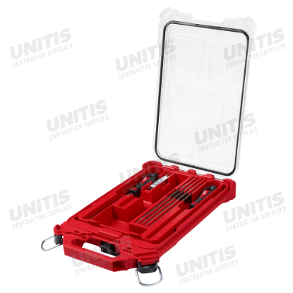 Milwaukee 9 Piece Saw Chain Sharpening Set with PACKOUT Low-Profile Compact Organizer