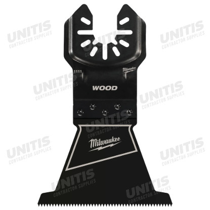 Milwaukee 2-1/2â€ High Carbon Steel Wood Universal Fit Oscillating Multi-Tool Blade (1 Pack)