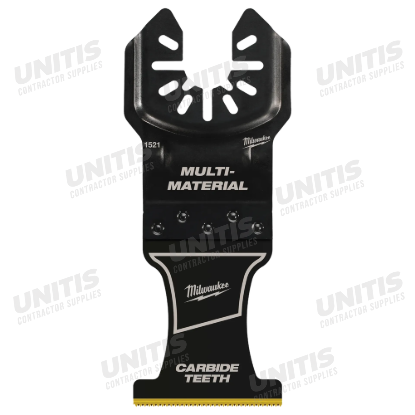 Milwaukee 1-3/8" Carbide Teeth Multi-Material Universal Fit Oscillating Multi-Tool Blade (1 Pack)
