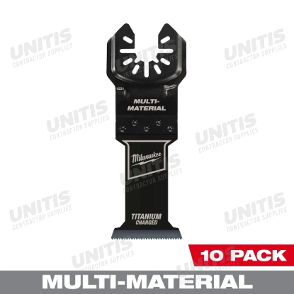 Milwaukee 1-3/8â€ Bi-Metal Multi-Material Universal Fit Oscillating Multi-Tool Blade (10 Pack)