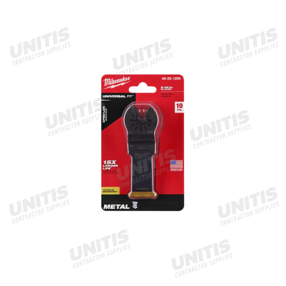 Milwaukee 1-1/8â€ Bi-Metal Thin Metal Universal Fit Oscillating Multi-Tool Blade (10 Pack)